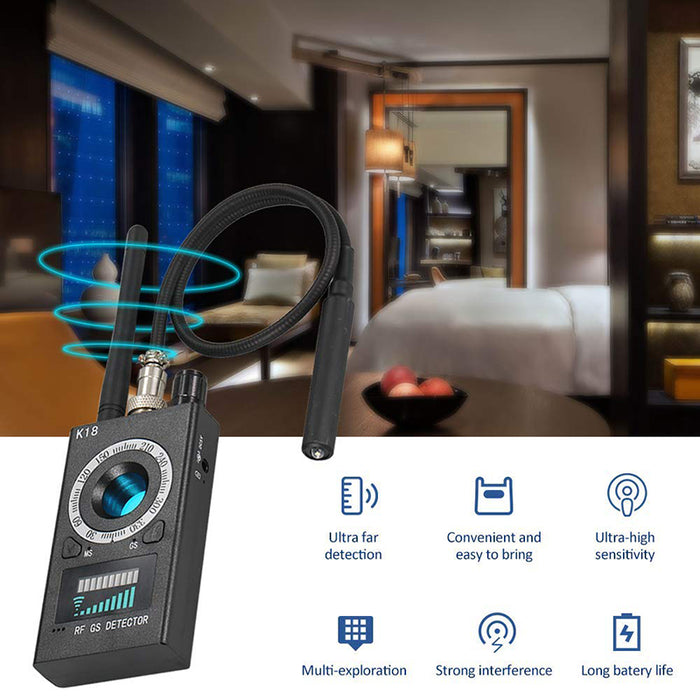 Anti Camera RF Scanner and Spy Bug Detector
