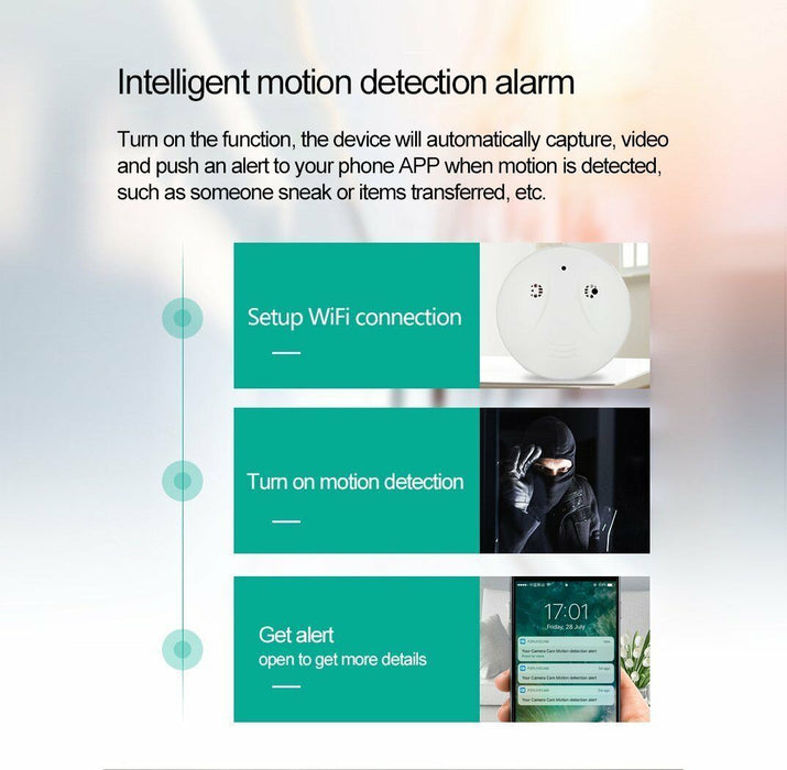 Smoke Detector camera