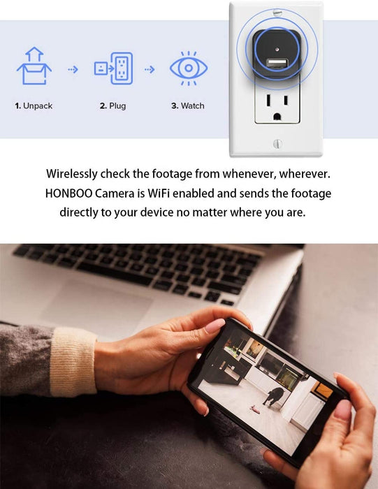 USB charger mini wireless spy camera
